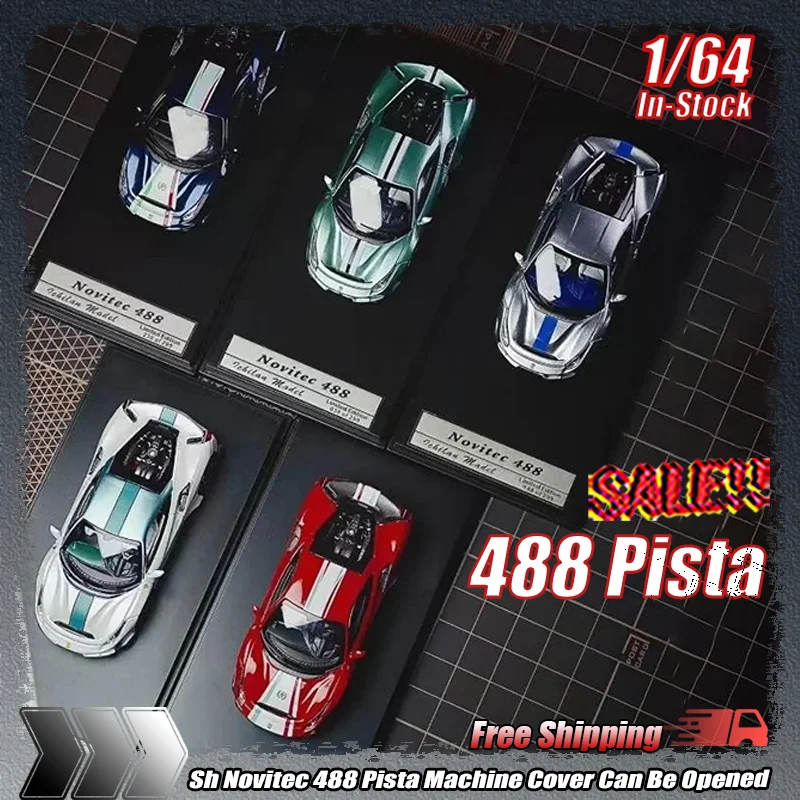 In Stock Sh 1:64 Novitec 488 Pista Machine Cover Can Be Opened To Simulate Alloy Microdie-Cast Car Model Collection Kid Toy Gift
In Stock Sh 1:64 Novitec 488 Pista Machine Cover Can Be Opened To Simulate Alloy Microdie-Cast Car Model Collection Kid Toy Gift