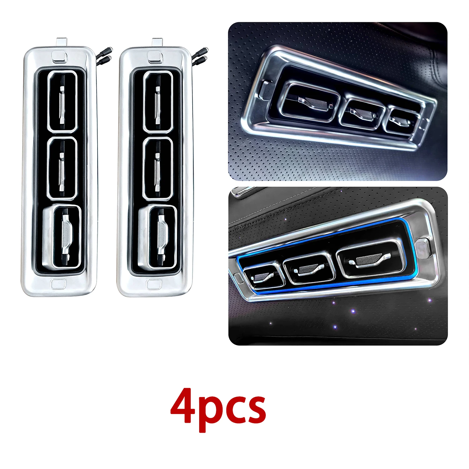 4pcs Car Accessories for Mercedes-Benz vito V-Class W447 2014-2023 ABS Matte Interior Rear Roof Air Vent Outlet Cover Trim 4pcs
4pcs Car Accessories for Mercedes-Benz vito V-Class W447 2014-2023 ABS Matte Interior Rear Roof Air Vent Outlet Cover Trim 4pcs