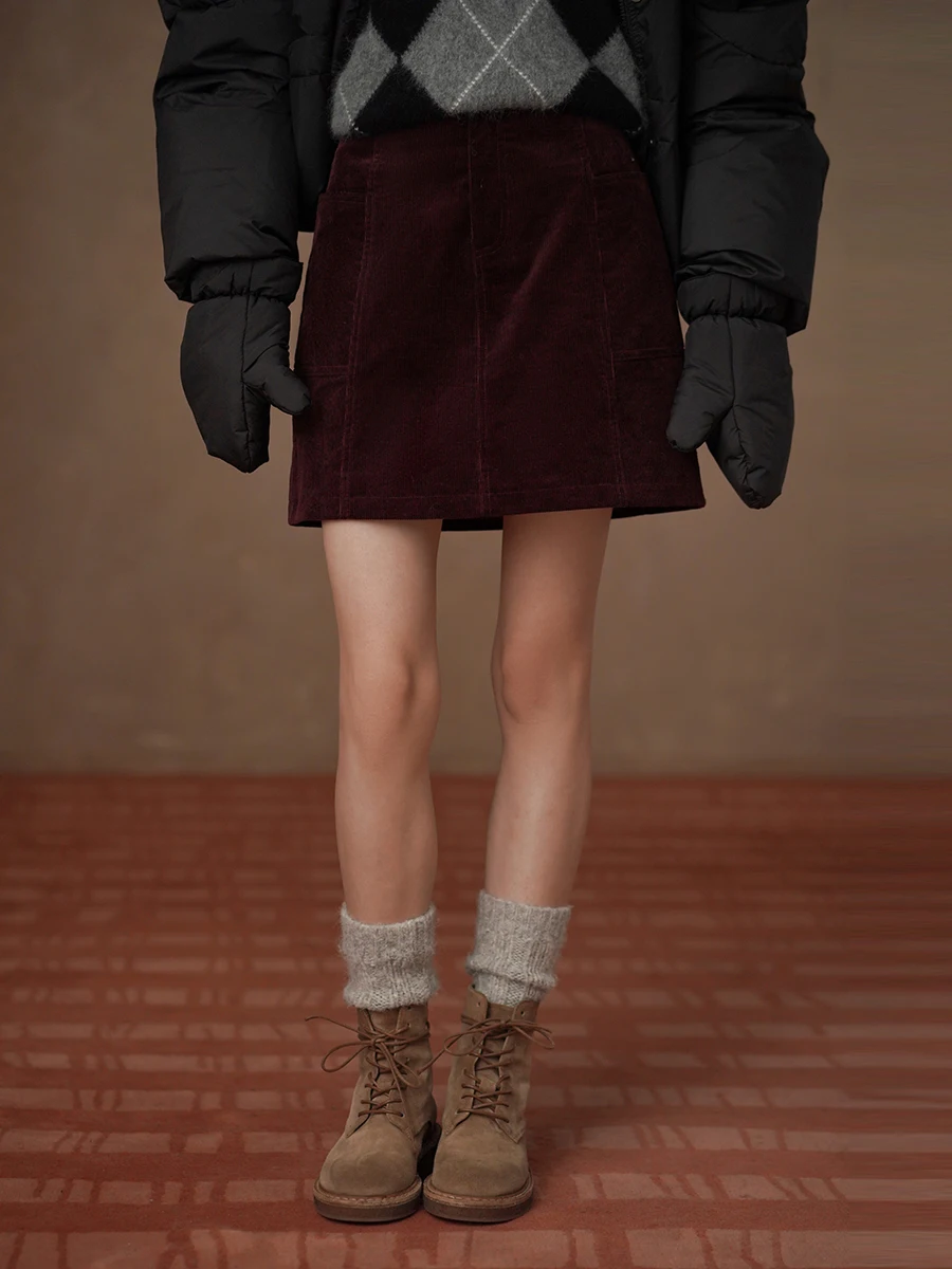 Slimming High Waist A-Line Corduroy Skirt for Women Commute Casual op High Waist pe Cotton Weave Zipper Sle
Slimming High Waist A-Line Corduroy Skirt for Women Commute Casual op High Waist pe Cotton Weave Zipper Sle