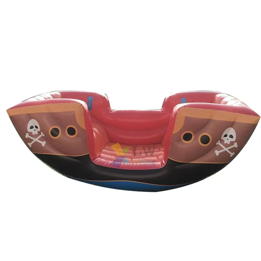 Hot Sale Air Sealed Inflatable Pirate Ship Toys Totter Air Seesaw Airtight Inflatable Viking Seesaw Boat for Kids
Hot Sale Air Sealed Inflatable Pirate Ship Toys Totter Air Seesaw Airtight Inflatable Viking Seesaw Boat for Kids