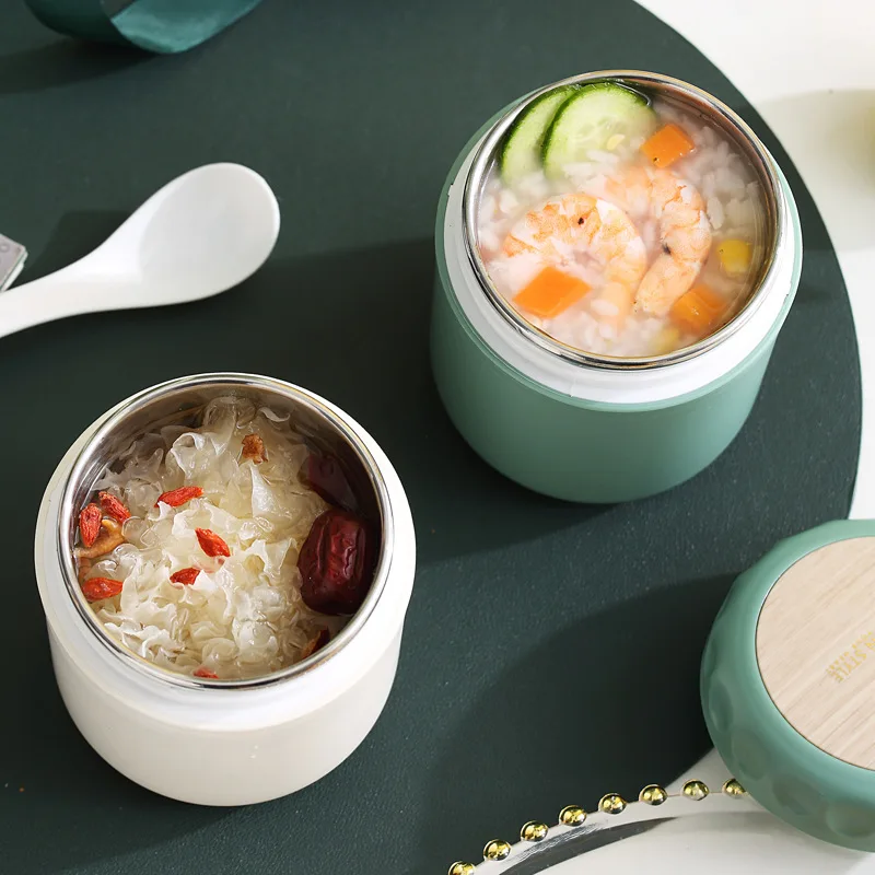 430ML Stainless Steel Soup Cup Insulation Lunch Box Food Container Vacuum Cup Outdoor Office Portable Soup Porridge Soup Can
430ML Stainless Steel Soup Cup Insulation Lunch Box Food Container Vacuum Cup Outdoor Office Portable Soup Porridge Soup Can