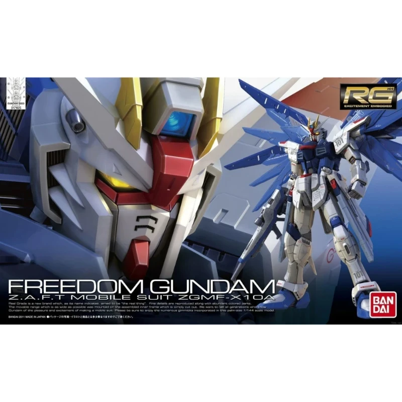 BANDAI Gundam Original Box Assembly ToyRG1/144RG05 ZGMF-X10A Free Gundam Anime Peripheral Model Figure Ornaments Collection Gift
BANDAI Gundam Original Box Assembly ToyRG1/144RG05 ZGMF-X10A Free Gundam Anime Peripheral Model Figure Ornaments Collection Gift