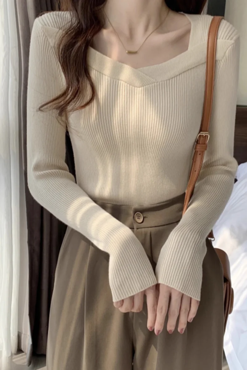 Свитера Джемперы Пуловеры Женский пуловер с карманом на молнии Мериносовый многослойный стиль Обычный BF Y2K OL Профессиональная работа Бизнес Простой
Свитера Джемперы Пуловеры Женский пуловер с карманом на молнии Мериносовый многослойный стиль Обычный BF Y2K OL Профессиональная работа Бизнес Простой