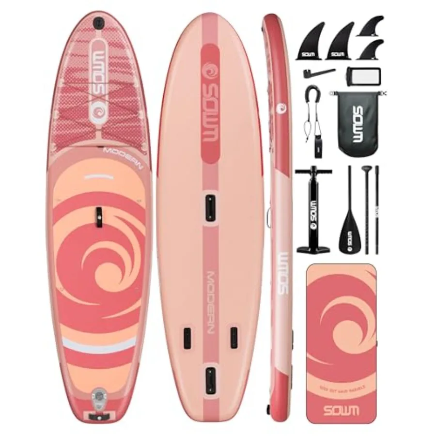 Inflatable Paddle Boards for All-Round Use 11' x 33'' Extra Wide PVC Yoga Fishing SUP with No-Slip Deck
Inflatable Paddle Boards for All-Round Use 11' x 33'' Extra Wide PVC Yoga Fishing SUP with No-Slip Deck