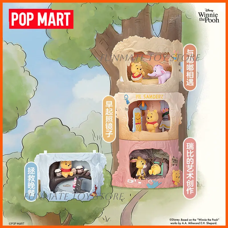 POP MART Winnie The Pooh Tree House Theater Blind Box Collectible Figure Desktop Ornament Surprise Toy For Adult Collection Gift
POP MART Winnie The Pooh Tree House Theater Blind Box Collectible Figure Desktop Ornament Surprise Toy For Adult Collection Gift