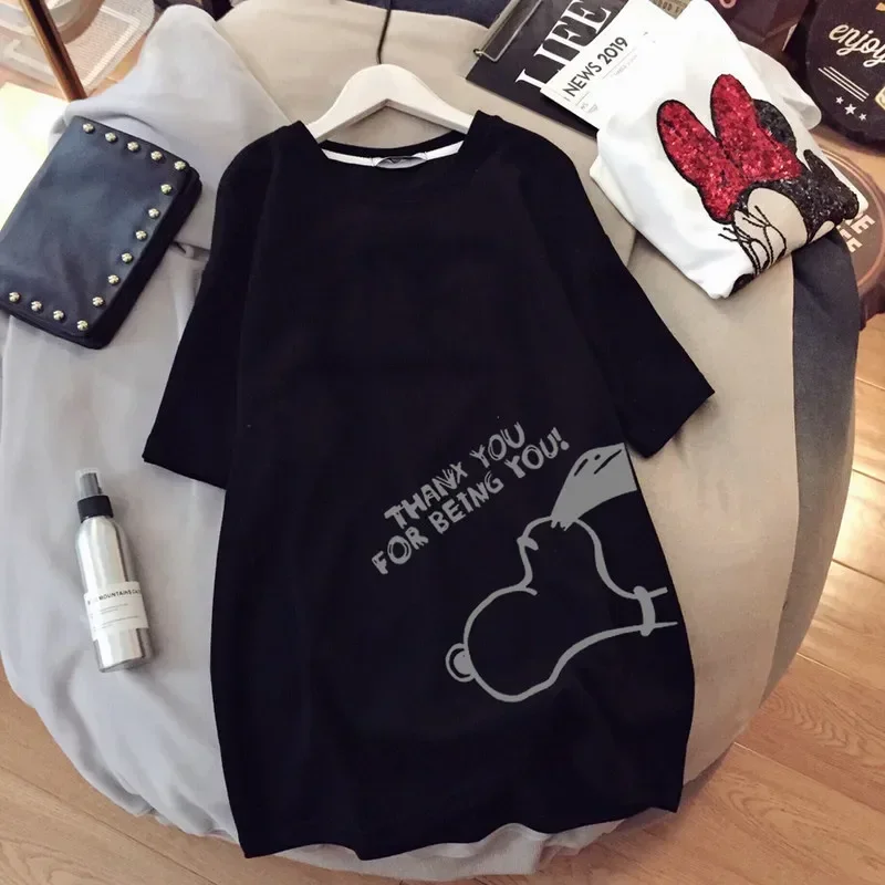 Snoopy T-shirt 2022 summer new top loose half-sleeved cartoon short-sleeved women
Snoopy T-shirt 2022 summer new top loose half-sleeved cartoon short-sleeved women