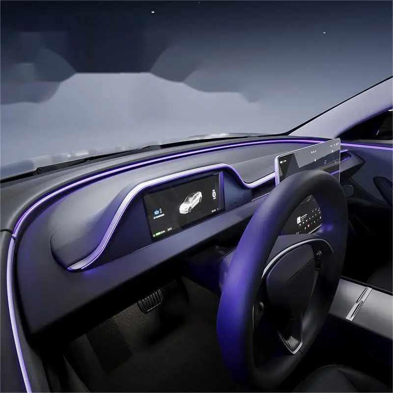 8.9'' Dashboard Display Instrument Cluster Ambient Lighting CarPlay Support for Model 3/Y Touch Screen 1920x720
8.9'' Dashboard Display Instrument Cluster Ambient Lighting CarPlay Support for Model 3/Y Touch Screen 1920x720