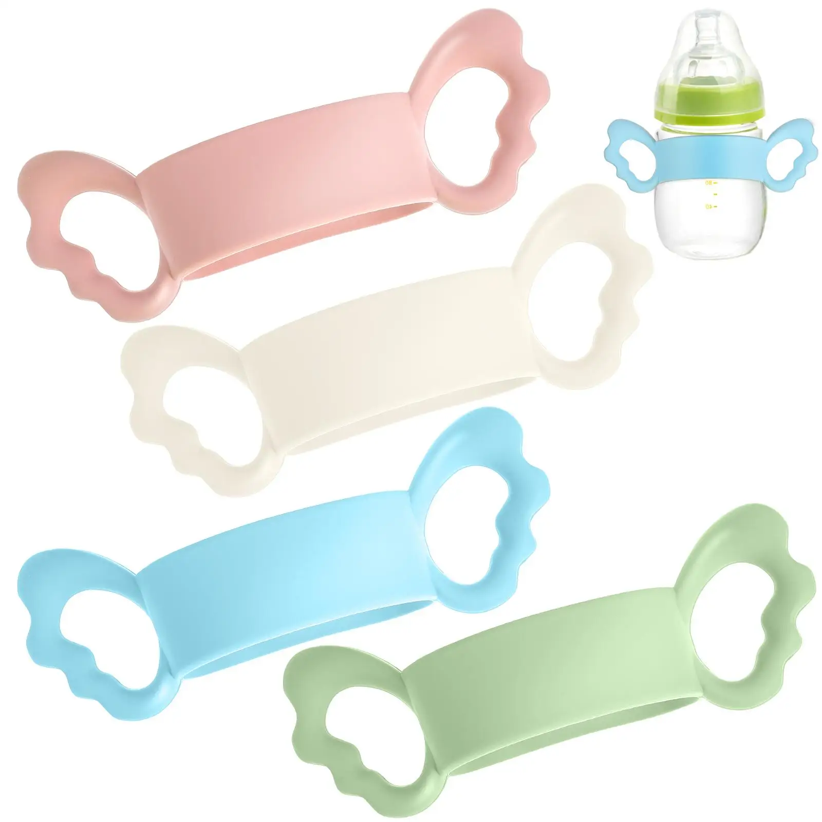 4 Pcs Baby Silicone H le Durable Safe Wide Compatibility Feeding Sleeve Accessories Portable Grips Bottle Replacement Part
4 Pcs Baby Silicone H le Durable Safe Wide Compatibility Feeding Sleeve Accessories Portable Grips Bottle Replacement Part
