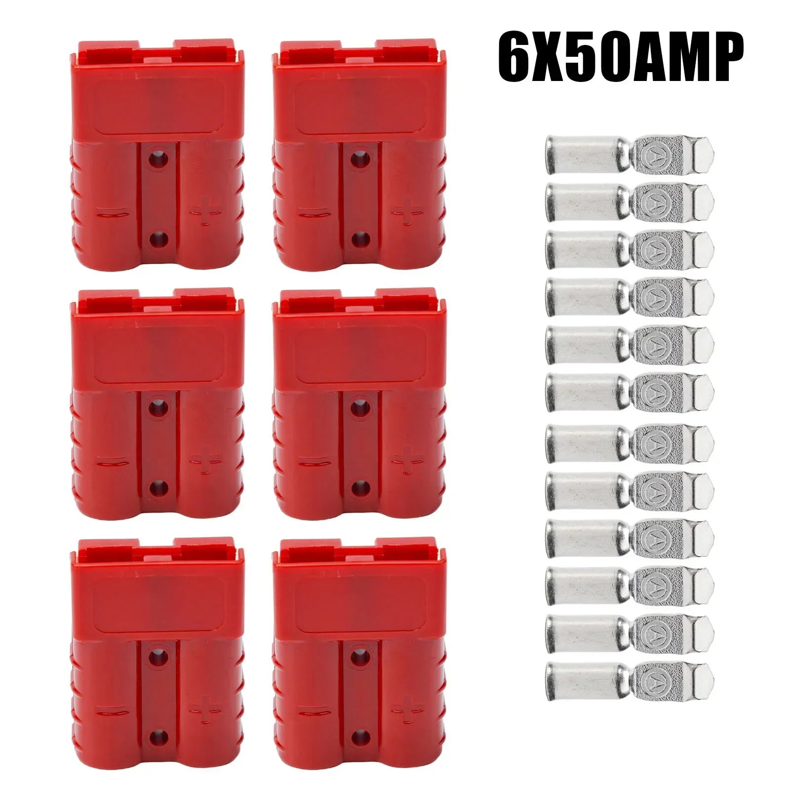 4/6pcs Battery Connector Andersons Style Plug Connector 50AMP 600V Solar Applicable Forklift Caravan Motorcycle Battery Charging
4/6pcs Battery Connector Andersons Style Plug Connector 50AMP 600V Solar Applicable Forklift Caravan Motorcycle Battery Charging