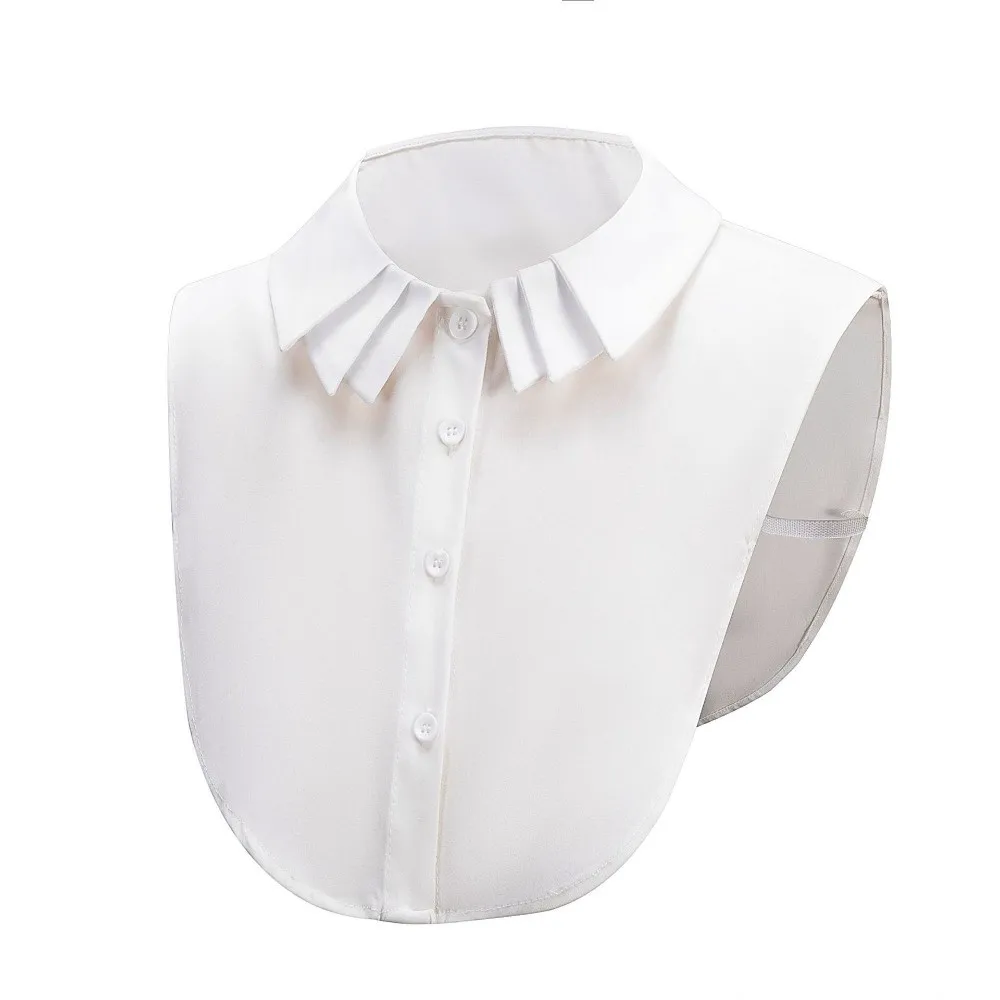 Ruffles Multi-layer Removable Fake Collar Pleated Button Detachable Collar White Polyester False Collar Blouse Decoration
Ruffles Multi-layer Removable Fake Collar Pleated Button Detachable Collar White Polyester False Collar Blouse Decoration