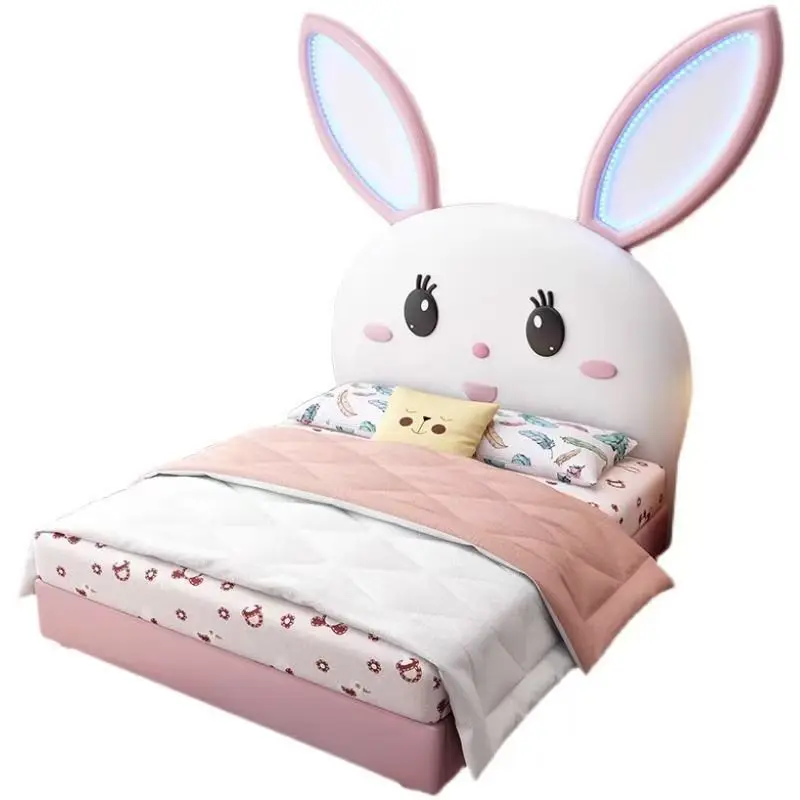 ¥#Cartoon Rabbit Bed Cartoon Rabbit Multifunctional Solid Wood Girls Leather Bed Kid Wooden Bed Frame With Storage
¥#Cartoon Rabbit Bed Cartoon Rabbit Multifunctional Solid Wood Girls Leather Bed Kid Wooden Bed Frame With Storage