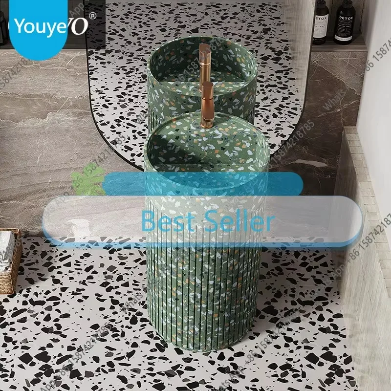 Умывальник N64 Terrazzo, интегрированный в пол, персонализированный художественный круглый умывальник, вертикальный умывальник B&B
Умывальник N64 Terrazzo, интегрированный в пол, персонализированный художественный круглый умывальник, вертикальный умывальник B&B