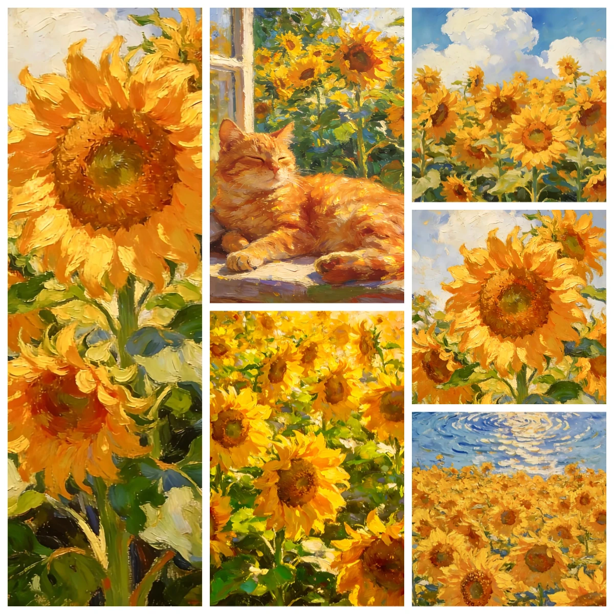 500/1000 PCS Jigsaw Puzzle Sunlit Window Cat with Sunflowers Educational Toy for Kids Children 's Games Christmas Gift
500/1000 PCS Jigsaw Puzzle Sunlit Window Cat with Sunflowers Educational Toy for Kids Children 's Games Christmas Gift
