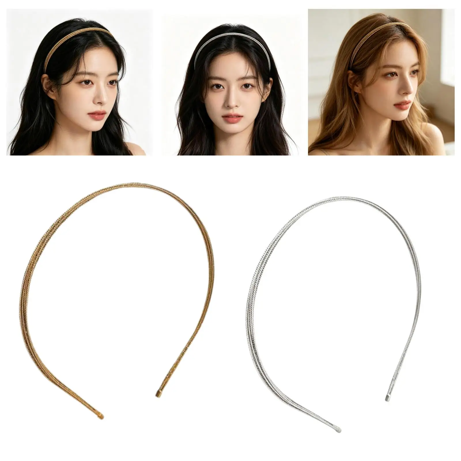 Minimalist Gold Headband Alloy Hair Hoop Trendy Hair Accessory Lightweight Comfortable for Hair Accessories Women
Minimalist Gold Headband Alloy Hair Hoop Trendy Hair Accessory Lightweight Comfortable for Hair Accessories Women