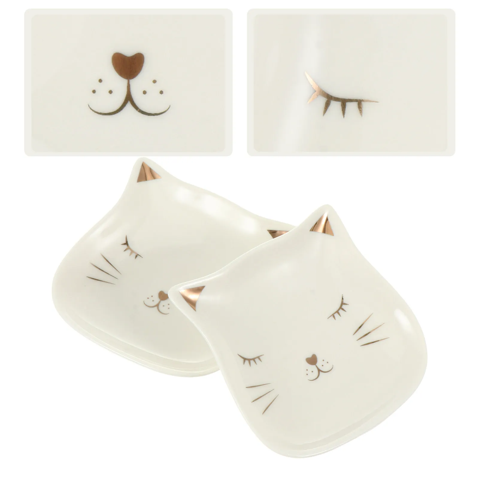 2Pcs Japanese Style Cat Jewelry Storage Tray Ceramic Organizer Plate for Ring Earring Necklace Bracelet Cosmetics Sushi Food
2Pcs Japanese Style Cat Jewelry Storage Tray Ceramic Organizer Plate for Ring Earring Necklace Bracelet Cosmetics Sushi Food
