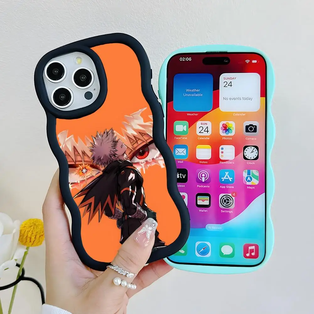 MHA Bakugo Phone Case for iPhone 17 16 15 14 13 12 11 Air Pro Max Plus Black Soft TPU Wavy Edge Cover
MHA Bakugo Phone Case for iPhone 17 16 15 14 13 12 11 Air Pro Max Plus Black Soft TPU Wavy Edge Cover