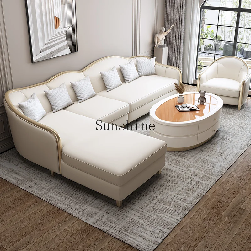 Light luxury sofa American large apartment living room modern simple luxury corner princess
Light luxury sofa American large apartment living room modern simple luxury corner princess