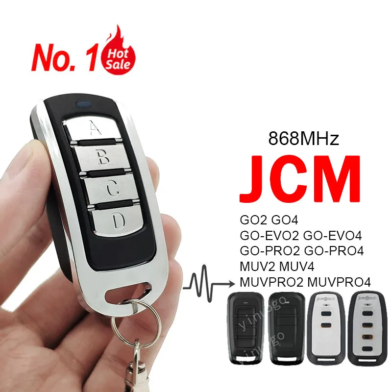 JCM GO2 GO4 GO EVO2 EVO4 PRO2 PRO4 MUV2 MUV4 MUVPRO2 MUVPRO4 Garage Remote Control 868MHz Garage Door Controls Command
JCM GO2 GO4 GO EVO2 EVO4 PRO2 PRO4 MUV2 MUV4 MUVPRO2 MUVPRO4 Garage Remote Control 868MHz Garage Door Controls Command