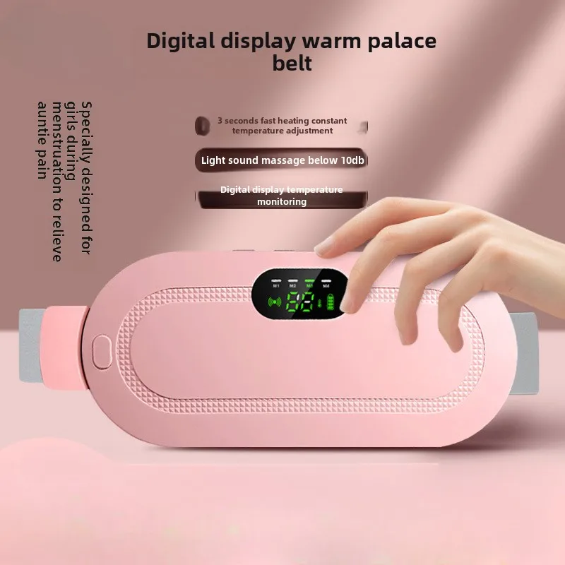 Heating palace belt charging digital display warm palace moon menstrual supplies hot compress vibration belt
Heating palace belt charging digital display warm palace moon menstrual supplies hot compress vibration belt
