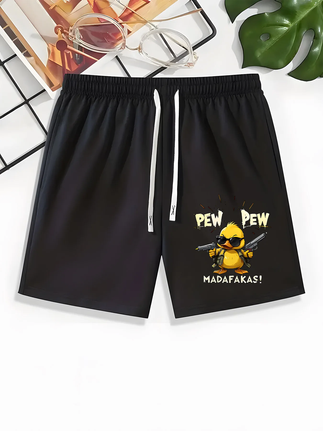 Мужские модные летние повседневные спортивные свободные шорты с принтом Cool Duck Gun Illustration, подходящие для занятий спортом на открытом воздухе
Мужские модные летние повседневные спортивные свободные шорты с принтом Cool Duck Gun Illustration, подходящие для занятий спортом на открытом воздухе