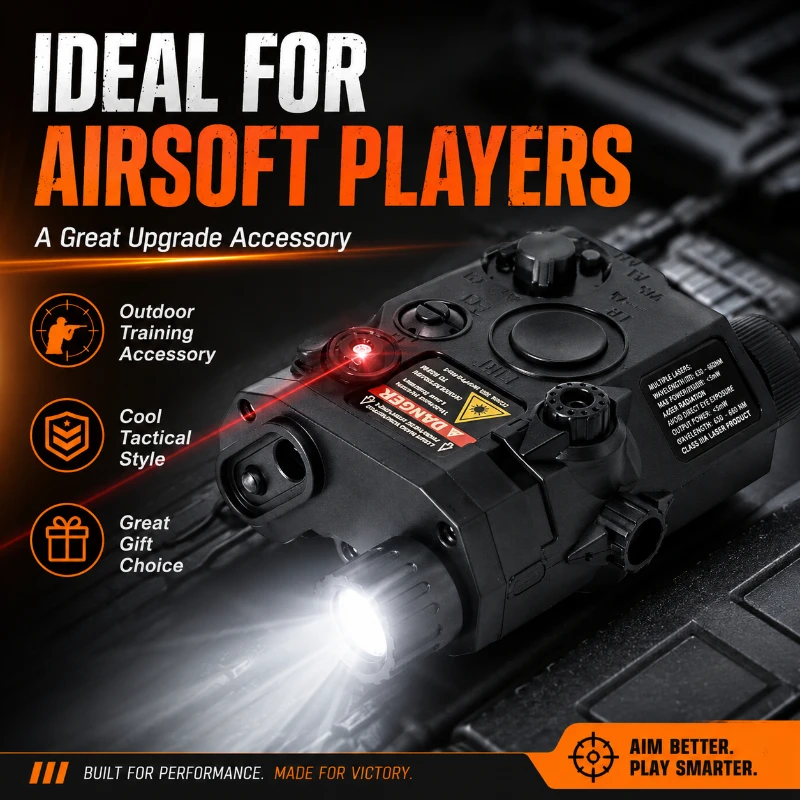 PEQ15 Lightweight Portable Hobby Aiming Box Red IR White Flash Signal Torch Airsoft Collection Parts
PEQ15 Lightweight Portable Hobby Aiming Box Red IR White Flash Signal Torch Airsoft Collection Parts