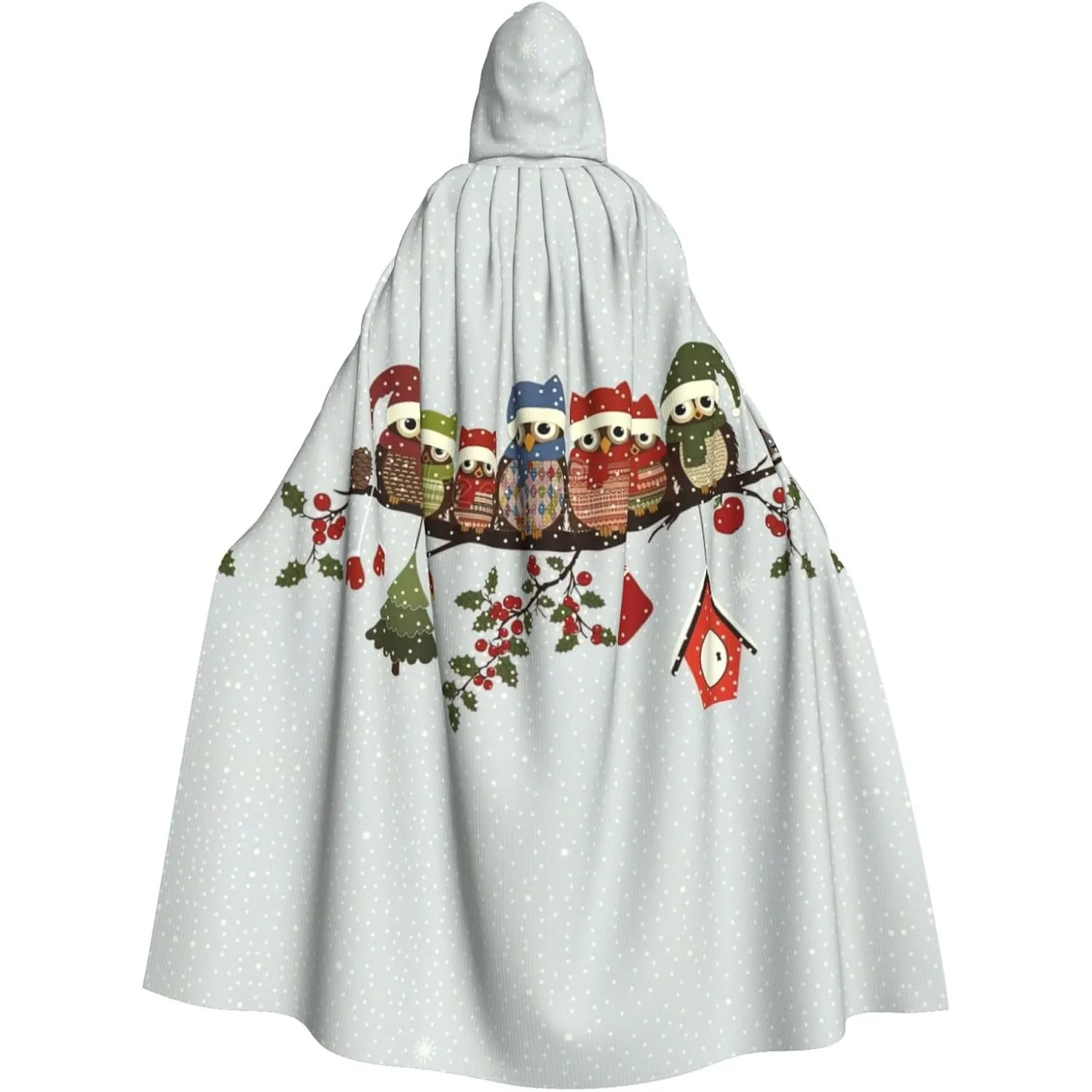 Cute Christmas Owls on Branch print Adult Hooded Cape Carnival Festival Cape Cosplay Robe Costume party Gothic Carnival
Cute Christmas Owls on Branch print Adult Hooded Cape Carnival Festival Cape Cosplay Robe Costume party Gothic Carnival