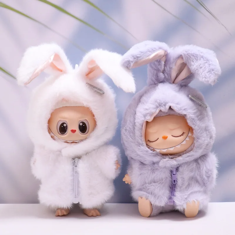 For 17cm Labubu Dolls Accessories DIY Doll Clothes Heartbeat Long Eared Furry Rabbit Costume Cartoon Dress Up Labubu Outfit
For 17cm Labubu Dolls Accessories DIY Doll Clothes Heartbeat Long Eared Furry Rabbit Costume Cartoon Dress Up Labubu Outfit