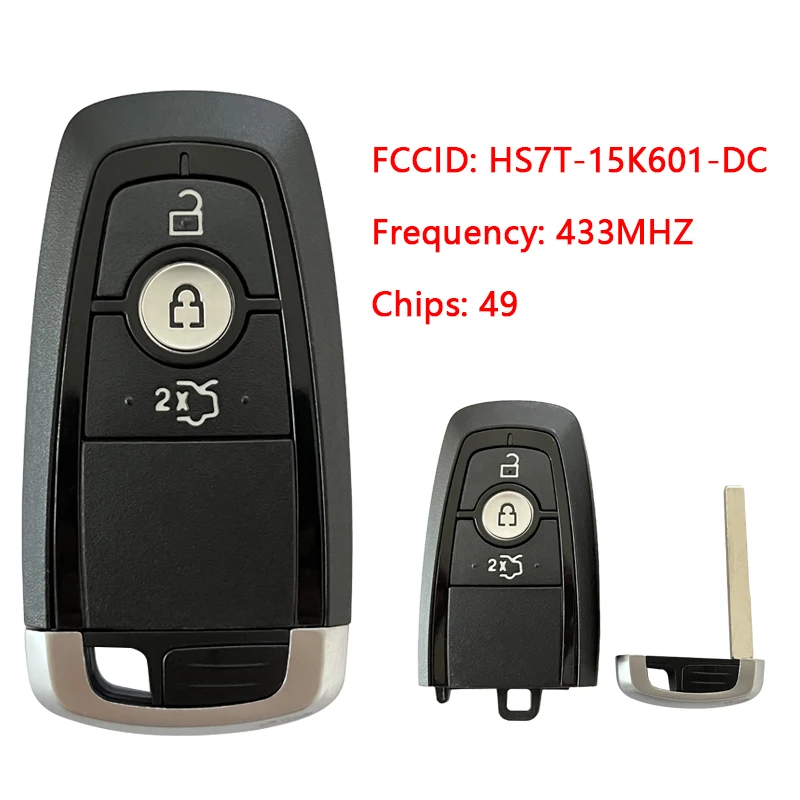CN018069 Original and Aftermarket For Ford Edge Figo KA S-MAX Galaxy 433 MHz HITAG PRO 49 Chip Part No HS7T-15K601-DC A2C93142
CN018069 Original and Aftermarket For Ford Edge Figo KA S-MAX Galaxy 433 MHz HITAG PRO 49 Chip Part No HS7T-15K601-DC A2C93142