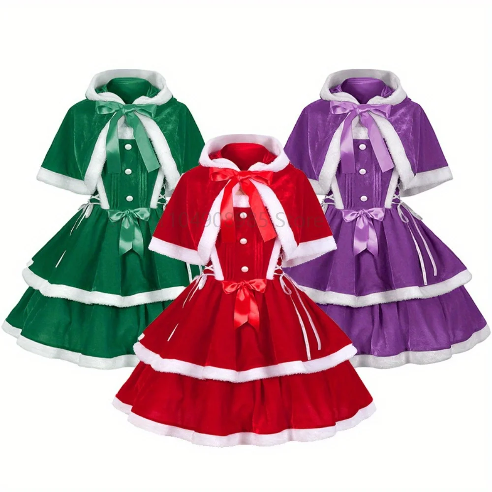 New Medieval Christmas Outfits - Party-Theme Christmas Costumes Christmas Dresses for Cosplay Stage Performances
New Medieval Christmas Outfits - Party-Theme Christmas Costumes Christmas Dresses for Cosplay Stage Performances