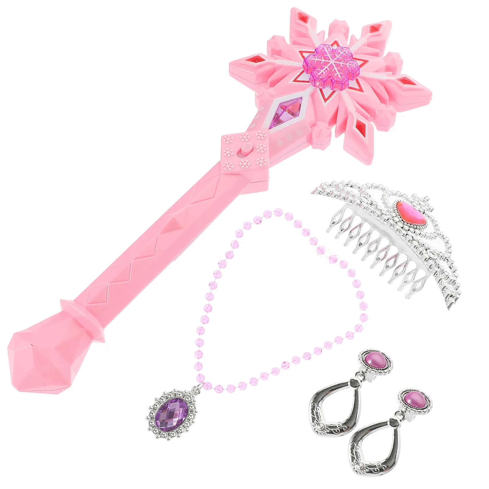 Adorable Kids Princess Costume Fairy Glowing Snowflake Sticks Earrings Necklace Tiara Luminous Props Cosplay
Adorable Kids Princess Costume Fairy Glowing Snowflake Sticks Earrings Necklace Tiara Luminous Props Cosplay