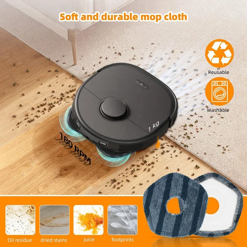 M08K, 22 шт., аксессуары для роботов-пылесосов Eufy X10 Pro Omni: щетки, фильтры, подушечки для швабры, мешки для пыли и инструменты
M08K, 22 шт., аксессуары для роботов-пылесосов Eufy X10 Pro Omni: щетки, фильтры, подушечки для швабры, мешки для пыли и инструменты
