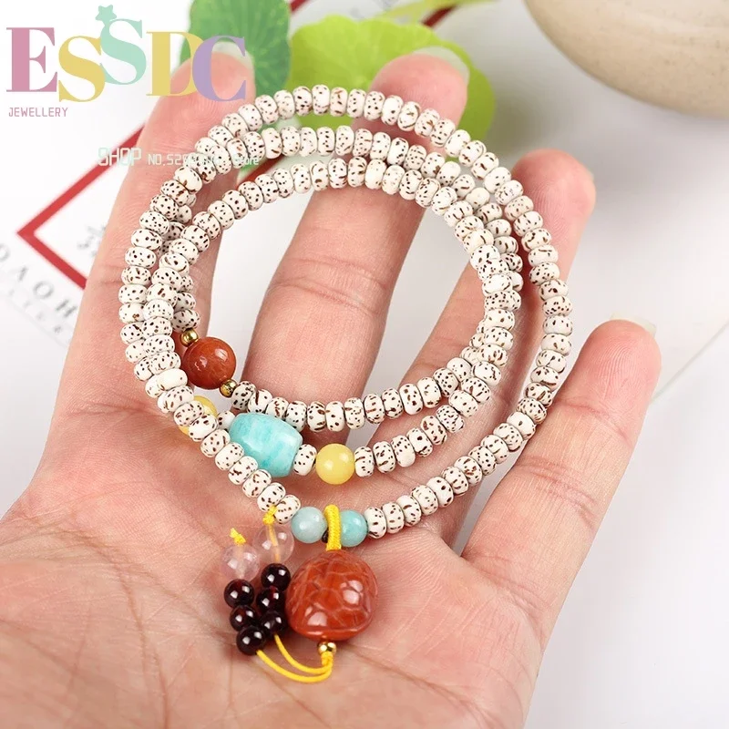 Wholesale 3X5Mm Mini Natural Star and Moon Bodhi 108 Prayer Beads Mala Rosary Bracelet Tortoise Shell Accessories
Wholesale 3X5Mm Mini Natural Star and Moon Bodhi 108 Prayer Beads Mala Rosary Bracelet Tortoise Shell Accessories