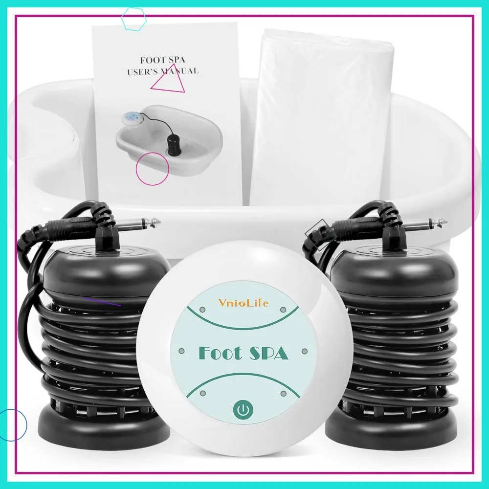 Ionic Foot Bath Detox Machine with Bag, Portable Foot Spa, Ion Cleanse Set for Home Salon Use, 100 Liners
Ionic Foot Bath Detox Machine with Bag, Portable Foot Spa, Ion Cleanse Set for Home Salon Use, 100 Liners