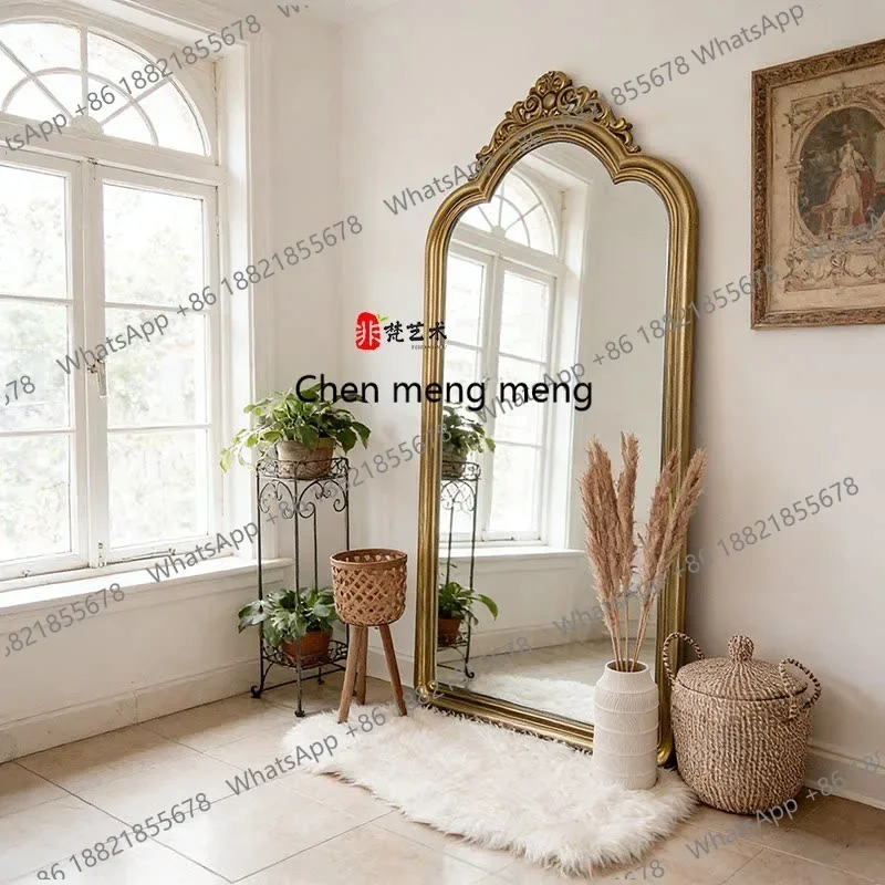 R European retro carved whole body, living room classical floor-to-ceiling full-length mirror French entrance, fitting mirror
R European retro carved whole body, living room classical floor-to-ceiling full-length mirror French entrance, fitting mirror