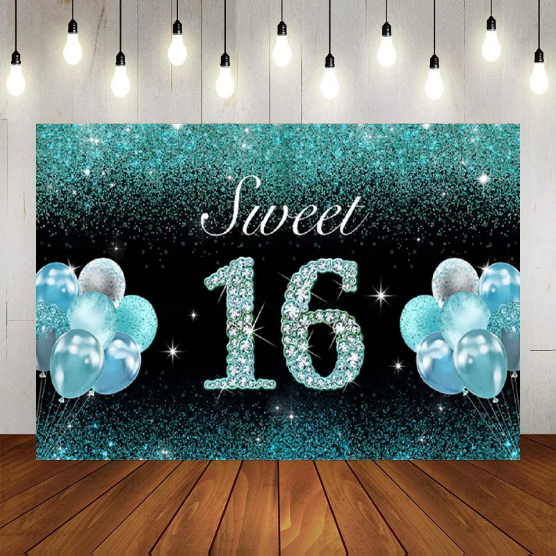 Фон для фотосъемки с надписью «Happy 16th Birthday»
Фон для фотосъемки с надписью «Happy 16th Birthday»