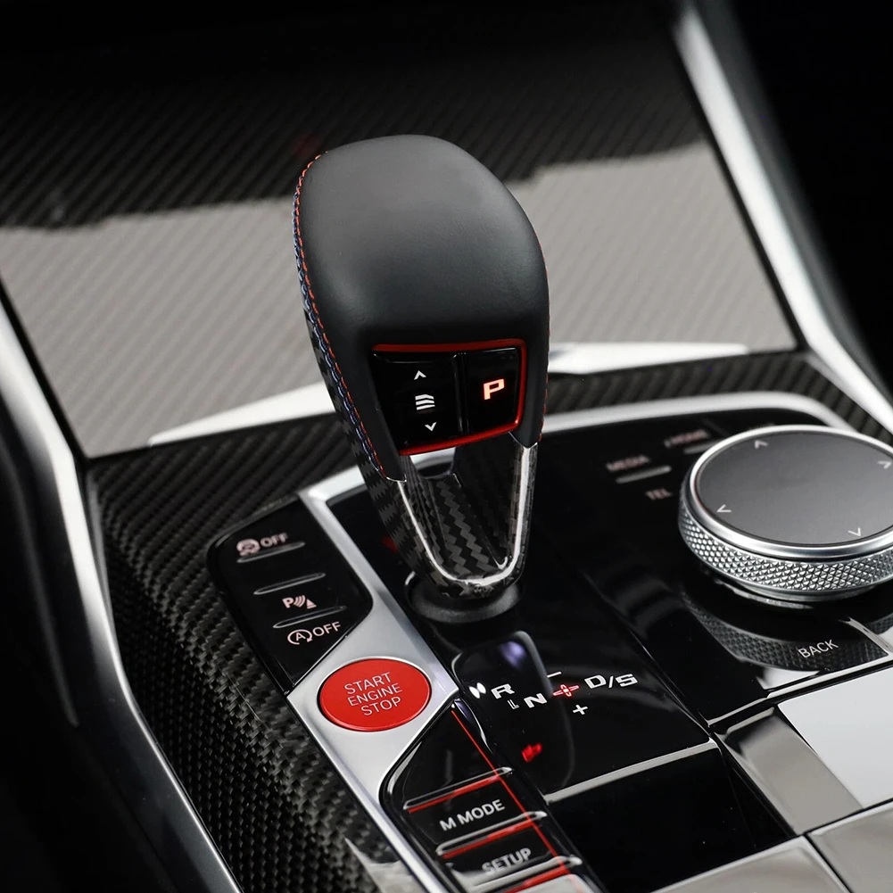 Крышка ручки переключения передач из углеродного волокна для BMW M2 G87 для M3 G80 G82 G83 X3M F97 X4M F98 X5M F95 X6M F96 Sedan Coupe 
Крышка ручки переключения передач из углеродного волокна для BMW M2 G87 для M3 G80 G82 G83 X3M F97 X4M F98 X5M F95 X6M F96 Sedan Coupe