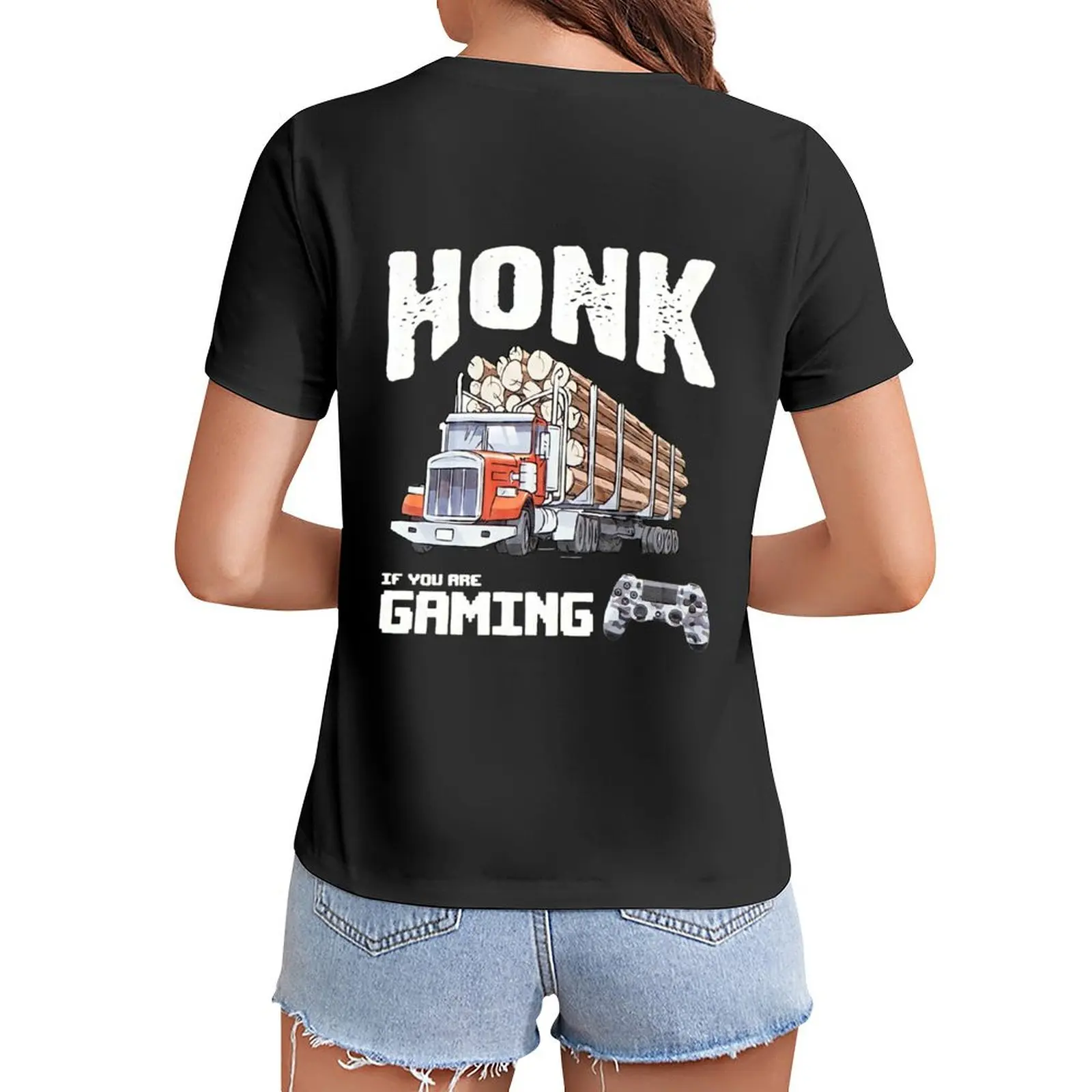 HONK IF YOU ARE GAMING (TRUCKER GAMER) CoolShirtz/Cold Ones t-shirt (REPRODUCTION) T-Shirt plain sports fans t shirts for Women
HONK IF YOU ARE GAMING (TRUCKER GAMER) CoolShirtz/Cold Ones t-shirt (REPRODUCTION) T-Shirt plain sports fans t shirts for Women