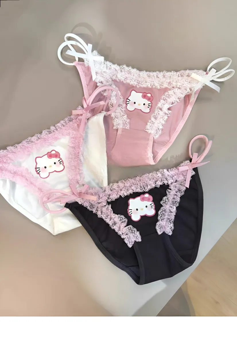 Новые Мультяшные сексуальные кружевные трусики Hello Kitty Sanrio Аниме периферийные креативные милые трусики для девушек Y2K с низкой талией бикини в подарок
Новые Мультяшные сексуальные кружевные трусики Hello Kitty Sanrio Аниме периферийные креативные милые трусики для девушек Y2K с низкой талией бикини в подарок