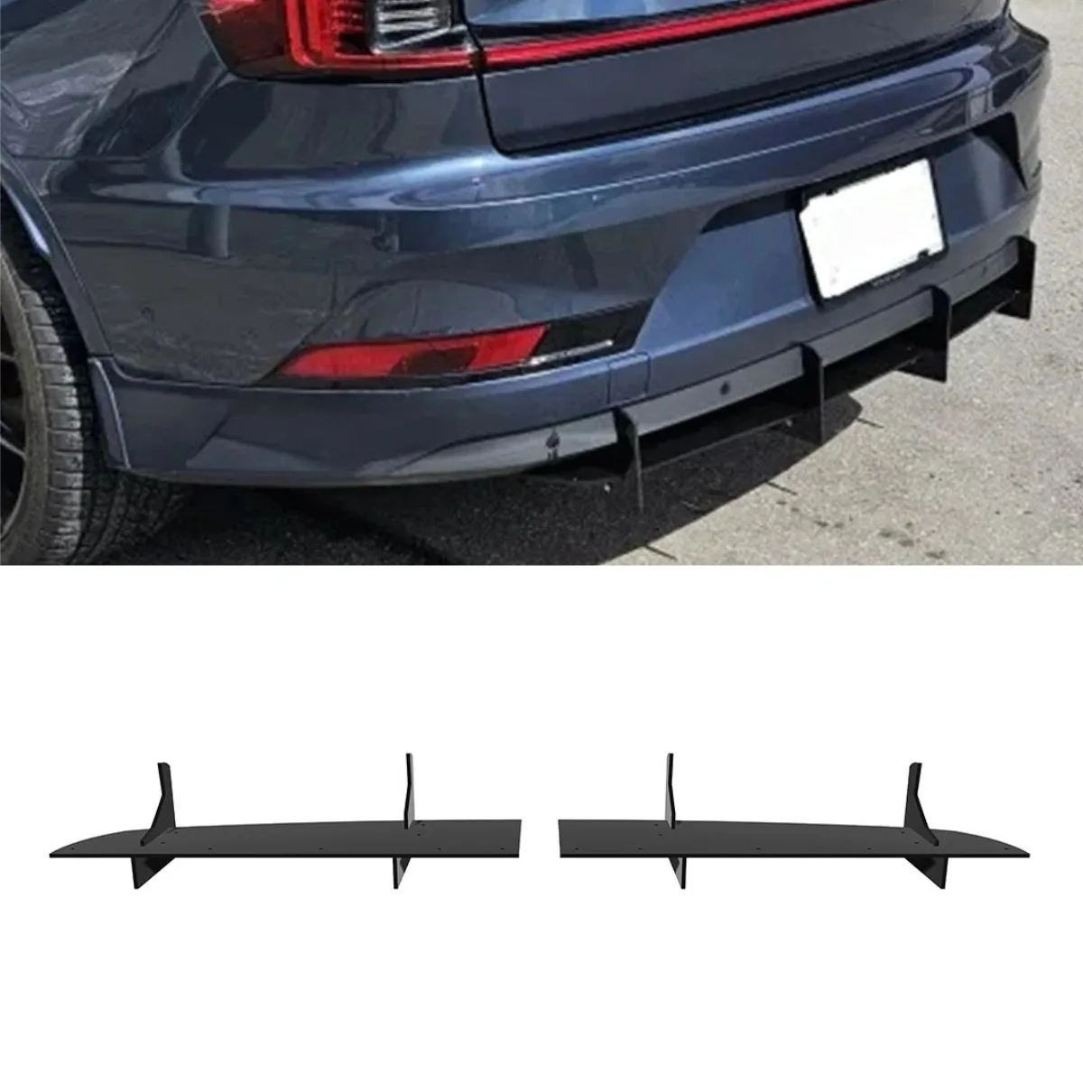 For Polestar 2 2020-2025 Car Rear Bumper Spoiler Lip Diffuser Modification Part Bumper Guard Protector Cover Car Accessories
For Polestar 2 2020-2025 Car Rear Bumper Spoiler Lip Diffuser Modification Part Bumper Guard Protector Cover Car Accessories