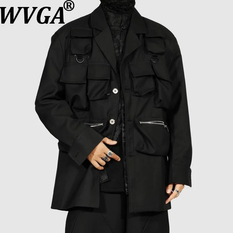 WVGA весна осень новый мужской прилив отложной воротник с несколькими карманами модный пиджак нишевый шикарный повседневный пиджак с длинными рукавами Ins W14744
WVGA весна осень новый мужской прилив отложной воротник с несколькими карманами модный пиджак нишевый шикарный повседневный пиджак с длинными рукавами Ins W14744