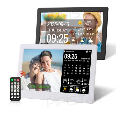 7/10.1 inch Digtial Calendar Clock with Day and Date Alarm Clock Weather Temperature Humidify Dementia Alzheimers for Elderly