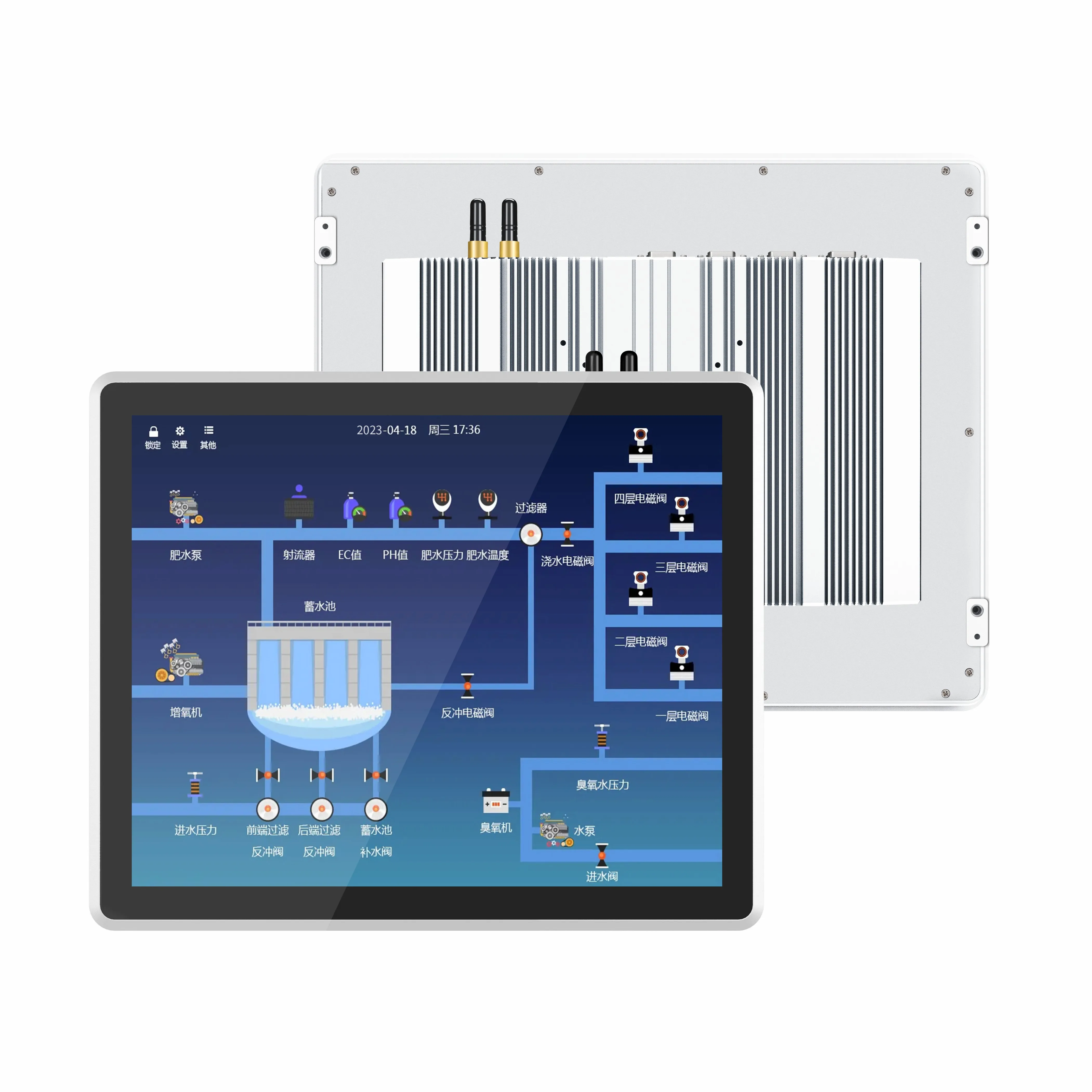 17 Inch Dustproof IP65 Industrial Panel PC Fanless Cooling System Capacitive Touchscreen Stable Motherboard Embedded
17 Inch Dustproof IP65 Industrial Panel PC Fanless Cooling System Capacitive Touchscreen Stable Motherboard Embedded