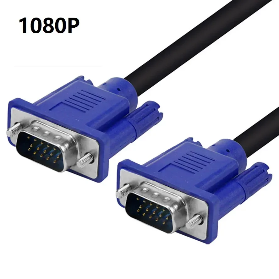 ZLRLMHY Connector 1.5M VGA To VGA Cable 15 Pin Male To Male Extension Converter for Computer Monitor Projector PC TV Adapter
ZLRLMHY Connector 1.5M VGA To VGA Cable 15 Pin Male To Male Extension Converter for Computer Monitor Projector PC TV Adapter