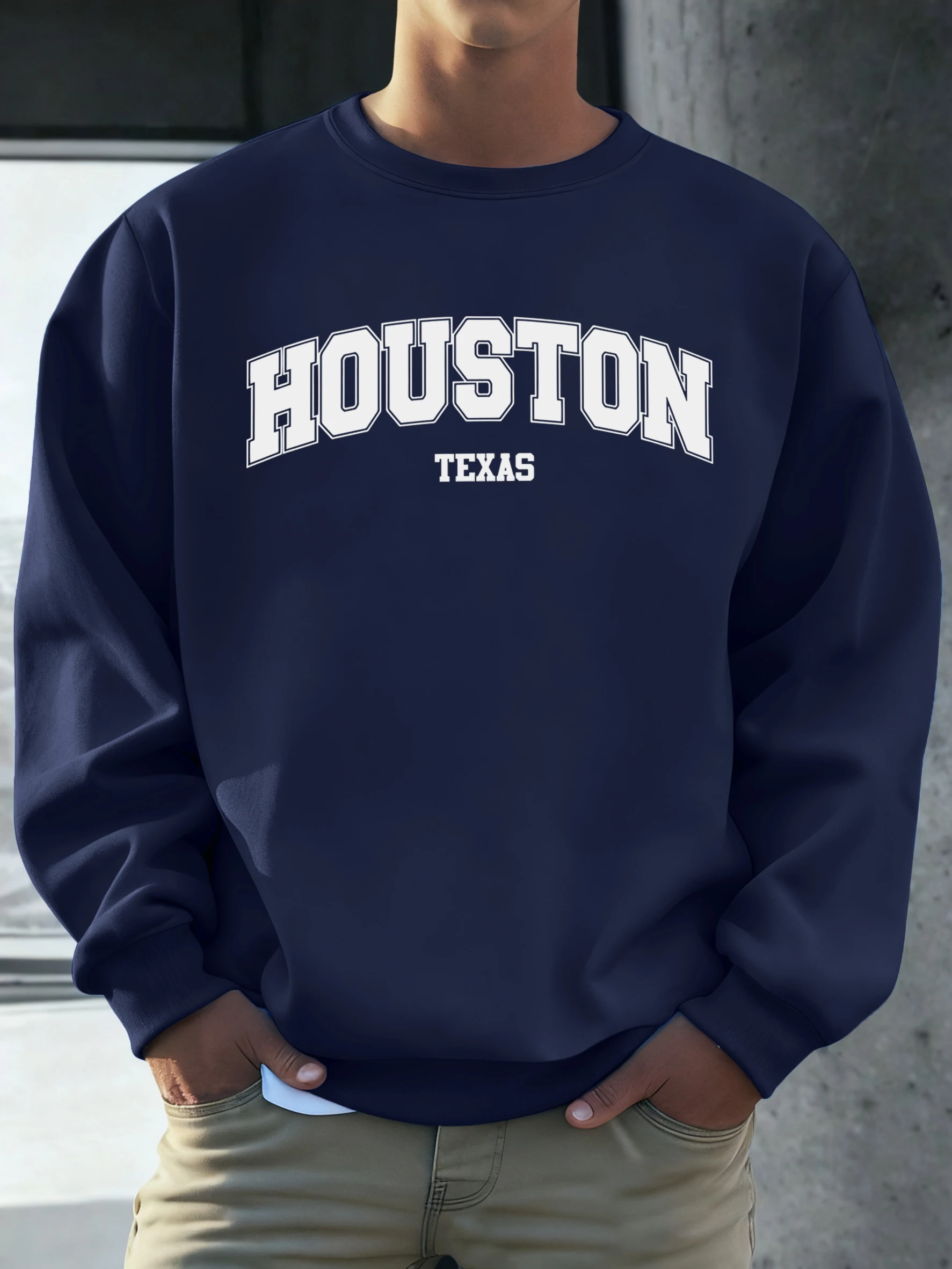Houston Texas Art Letter Prints On Clearance Sale Pullovers Men O-Neck Autumn Sweatshirts Casual Comfy Clothes Loose Long Sleeve
Houston Texas Art Letter Prints On Clearance Sale Pullovers Men O-Neck Autumn Sweatshirts Casual Comfy Clothes Loose Long Sleeve