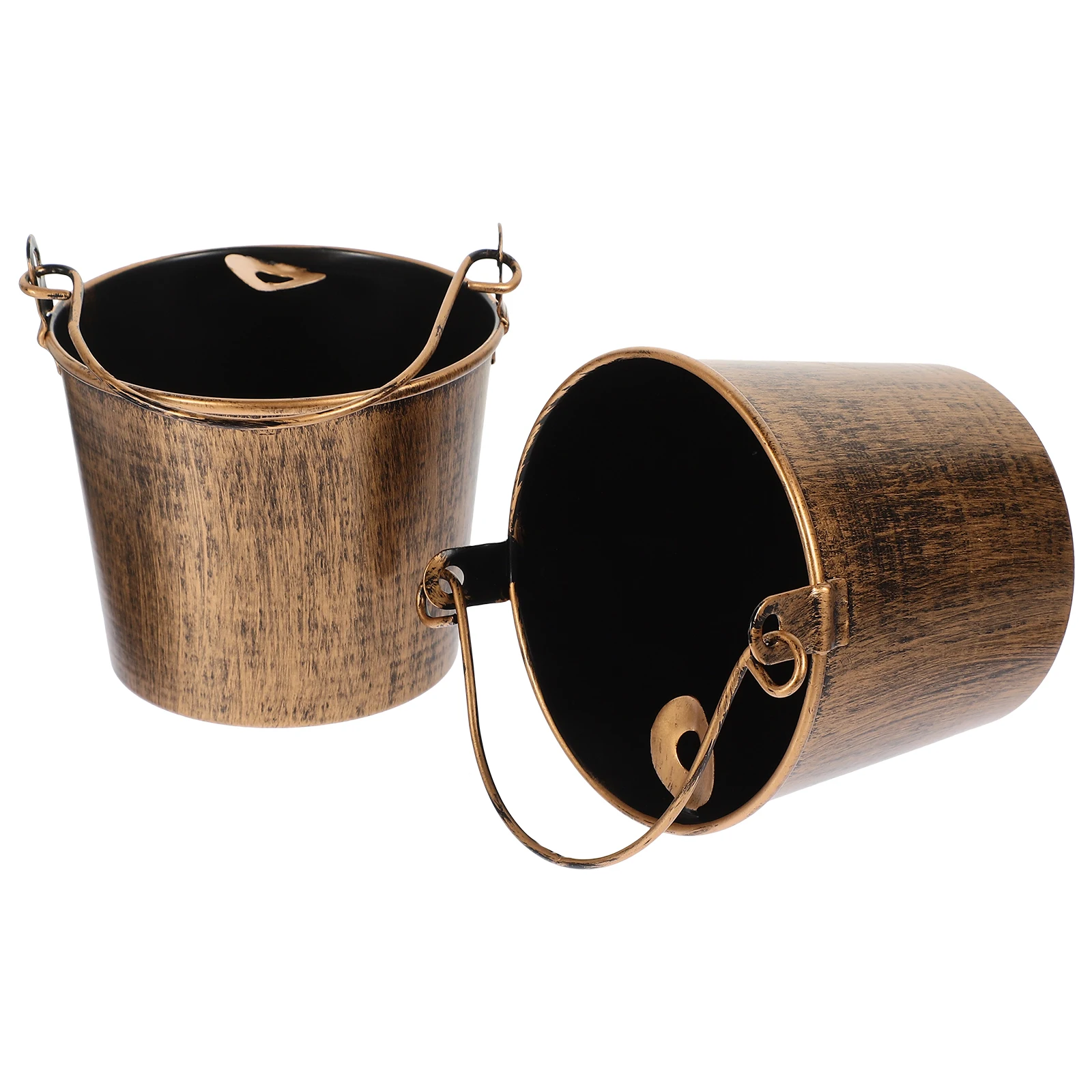 2Pcs Iron Retro Desktop Ornament Bucket Ash Container Shaped Home Decor Fashion Smoke Container
2Pcs Iron Retro Desktop Ornament Bucket Ash Container Shaped Home Decor Fashion Smoke Container
