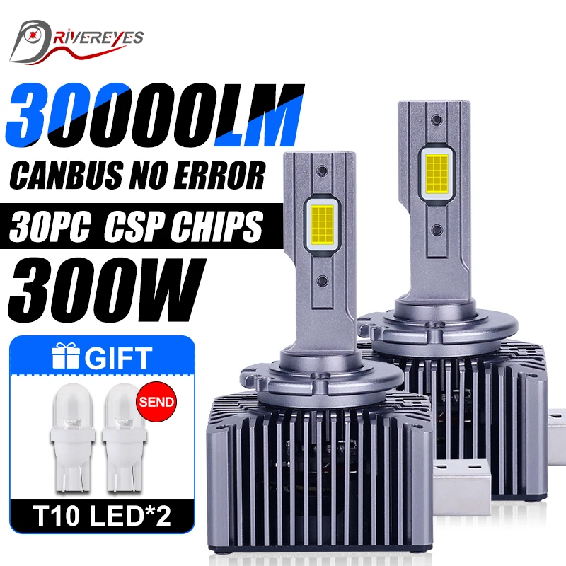2pcs D3S LED Headlight D1S D2S D4S 300W 30000LM Xenon Lights Turbo LED Two Sided 30PC CSP Chip Plug and Play D1R D2R D3R D4R 12V
2pcs D3S LED Headlight D1S D2S D4S 300W 30000LM Xenon Lights Turbo LED Two Sided 30PC CSP Chip Plug and Play D1R D2R D3R D4R 12V