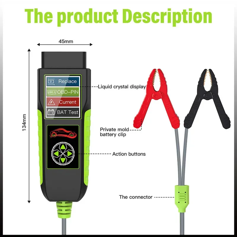 Инструменты для проверки автомобилей, анализатор для тестирования аккумуляторов OBD T400, многофункциональный ремонт диагностики схем
Инструменты для проверки автомобилей, анализатор для тестирования аккумуляторов OBD T400, многофункциональный ремонт диагностики схем