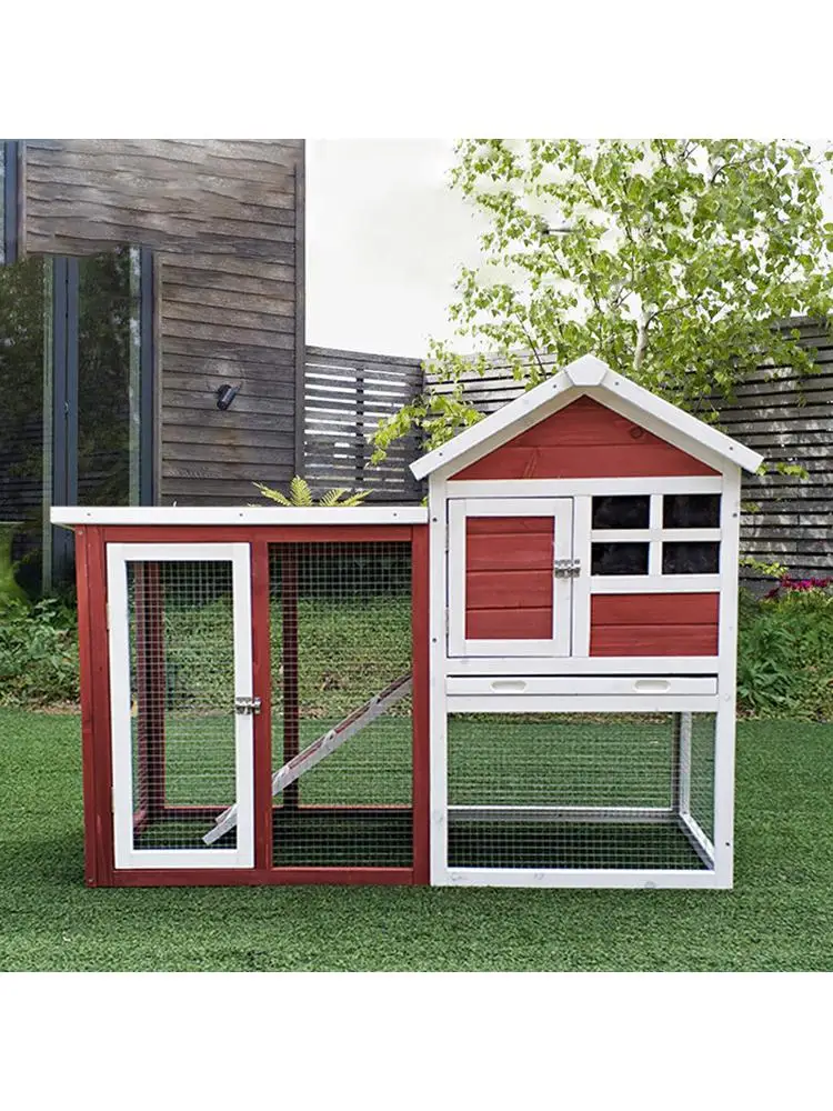 Wooden Double-layer Cat House Cat Cage Cat Litter, Waterproof, Sunscreen, Breathable And Comfortable
Wooden Double-layer Cat House Cat Cage Cat Litter, Waterproof, Sunscreen, Breathable And Comfortable