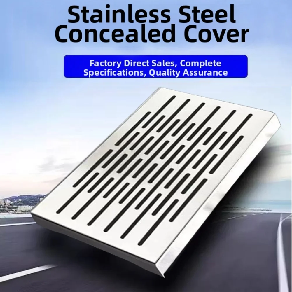 Drain Cover Plate Invisible Manhole For Road Drainage Silver Elegant Drainage Solution Drain Cover Multi-hole Design
Drain Cover Plate Invisible Manhole For Road Drainage Silver Elegant Drainage Solution Drain Cover Multi-hole Design