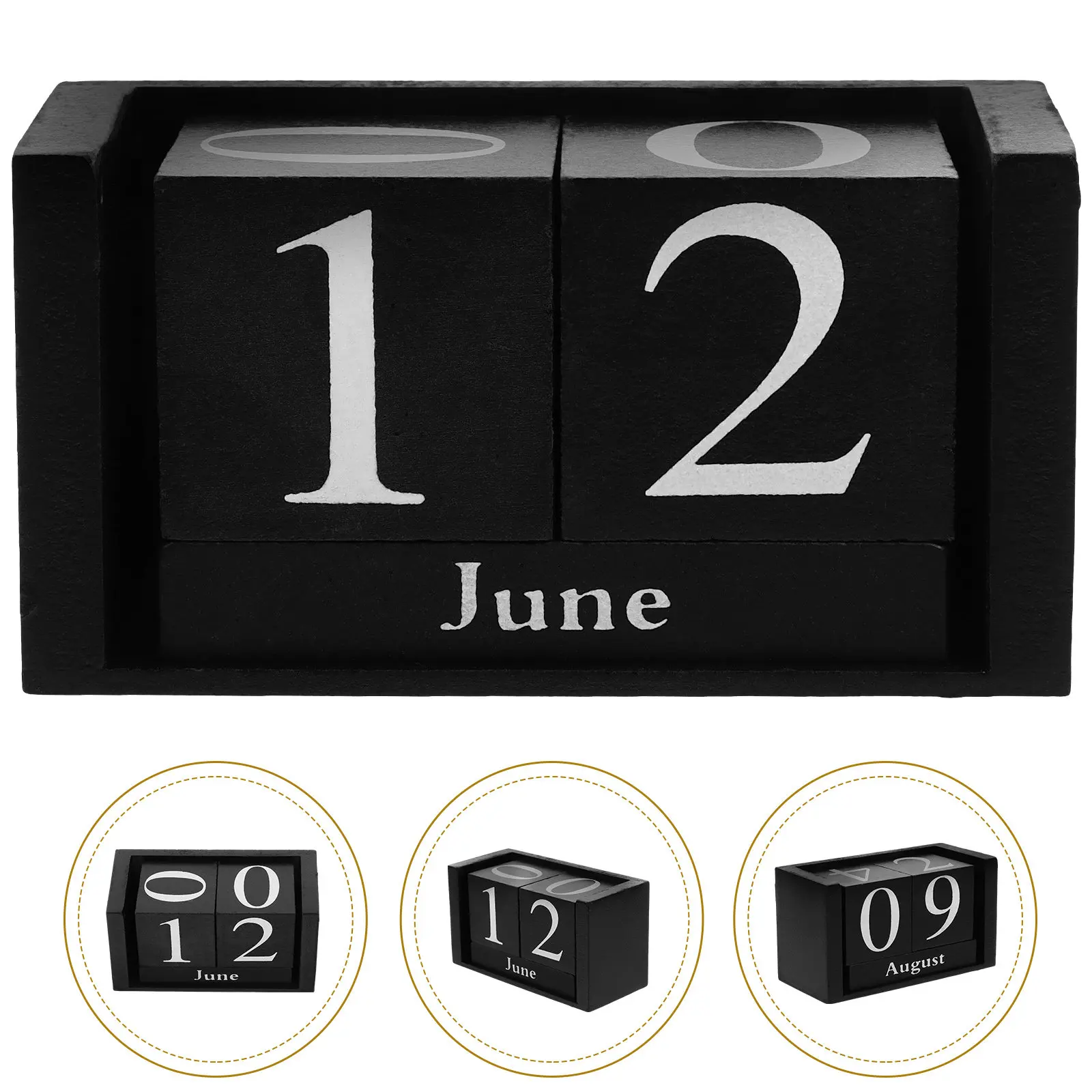 Stylish Desktop Calendar No Year Printed Wooden Block Calendar for Office Cafe Home Decoration Office Supply Accessory
Stylish Desktop Calendar No Year Printed Wooden Block Calendar for Office Cafe Home Decoration Office Supply Accessory